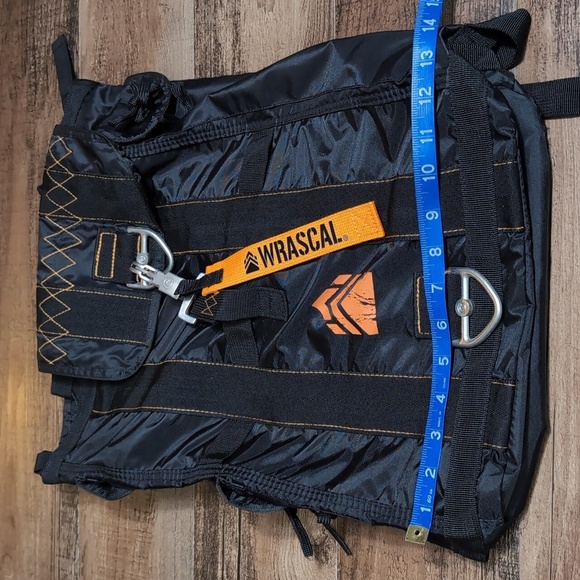 WRASCAL ARCH'R Tactical Backpack With Quick Release Strap in Black and Orange - Picture 14 of 14